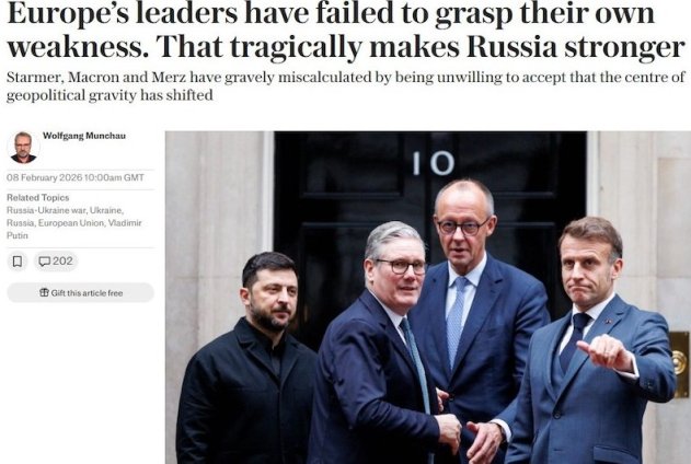 Запад фатально недооценил Россию - The Telegraph - «Новости Дня»